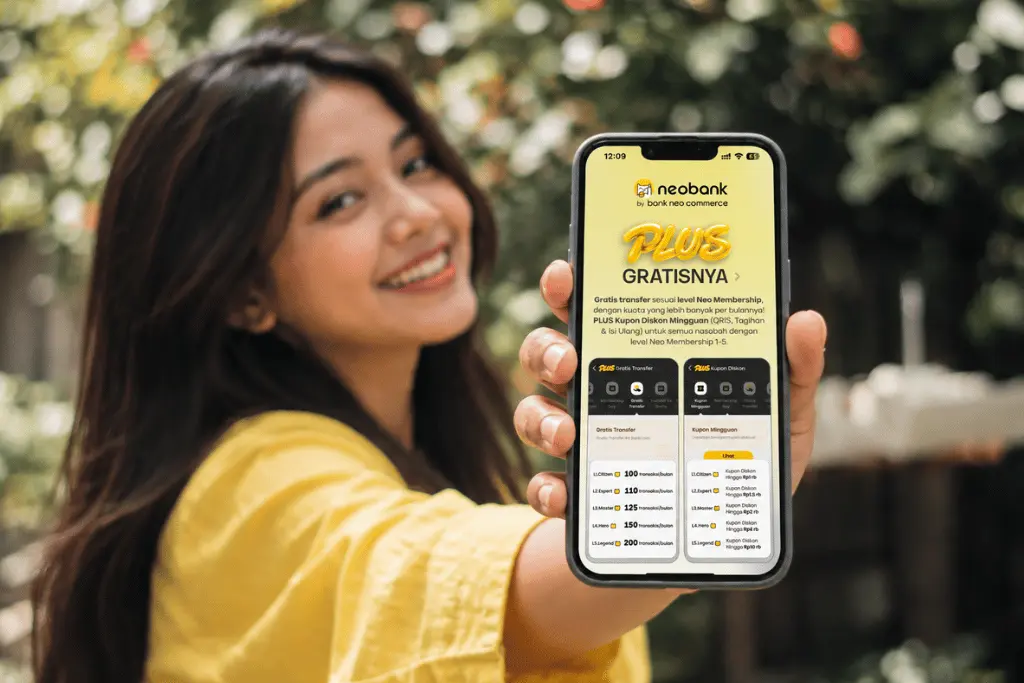 Plus Gratisnya dari neobank PLUS: Kuota Gratis Transfer antarbank hingga 200 Kali per Bulan