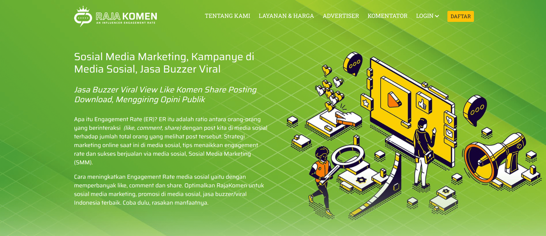 RajaKomen.com: Solusi Jasa Buzzer Profesional dan Terpercaya untuk Sukseskan Kampanye Digital Anda